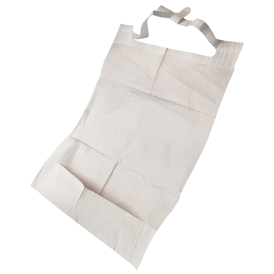 babero impermeable desechable 37x45cm 125u