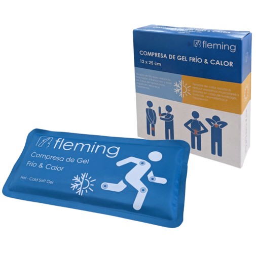 Compresa de gel frio / calor Fleming 12x25cm