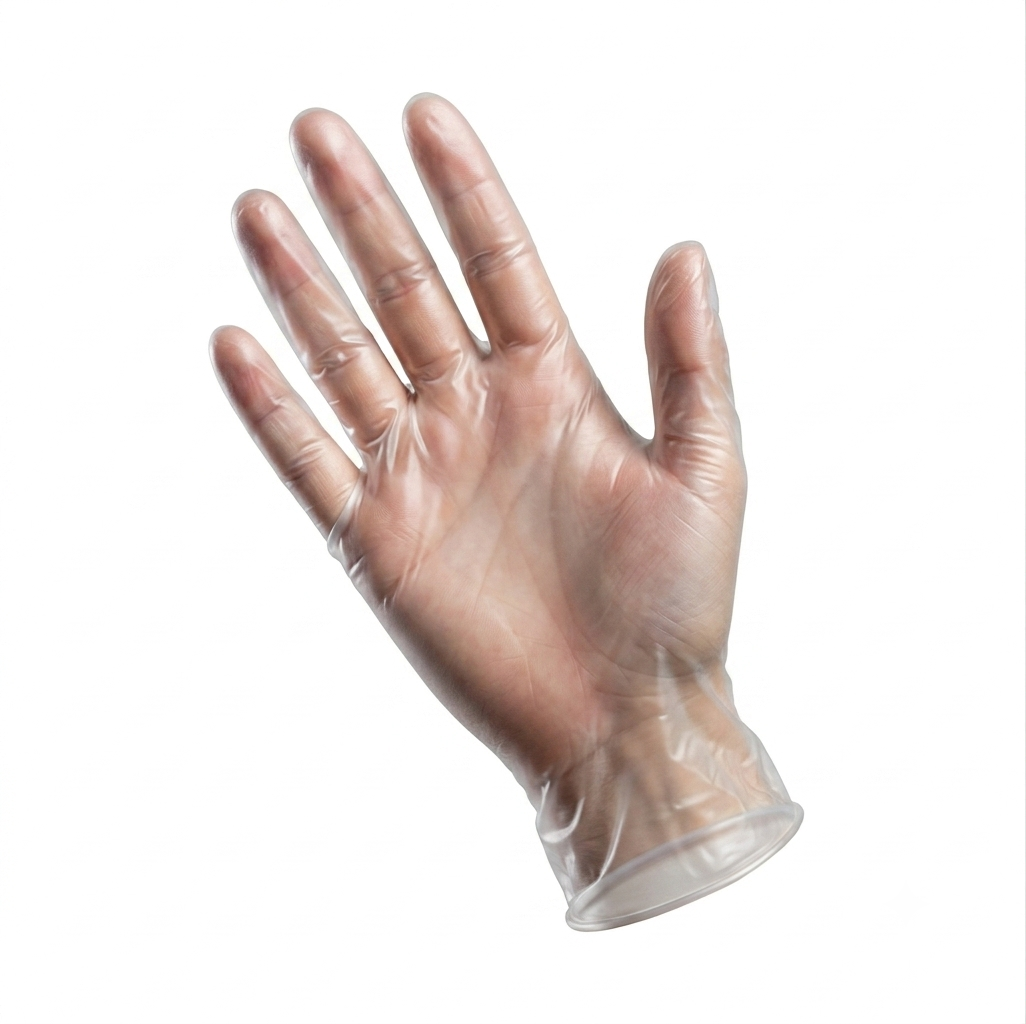 Powdered Vinyl Gloves, 100 units
