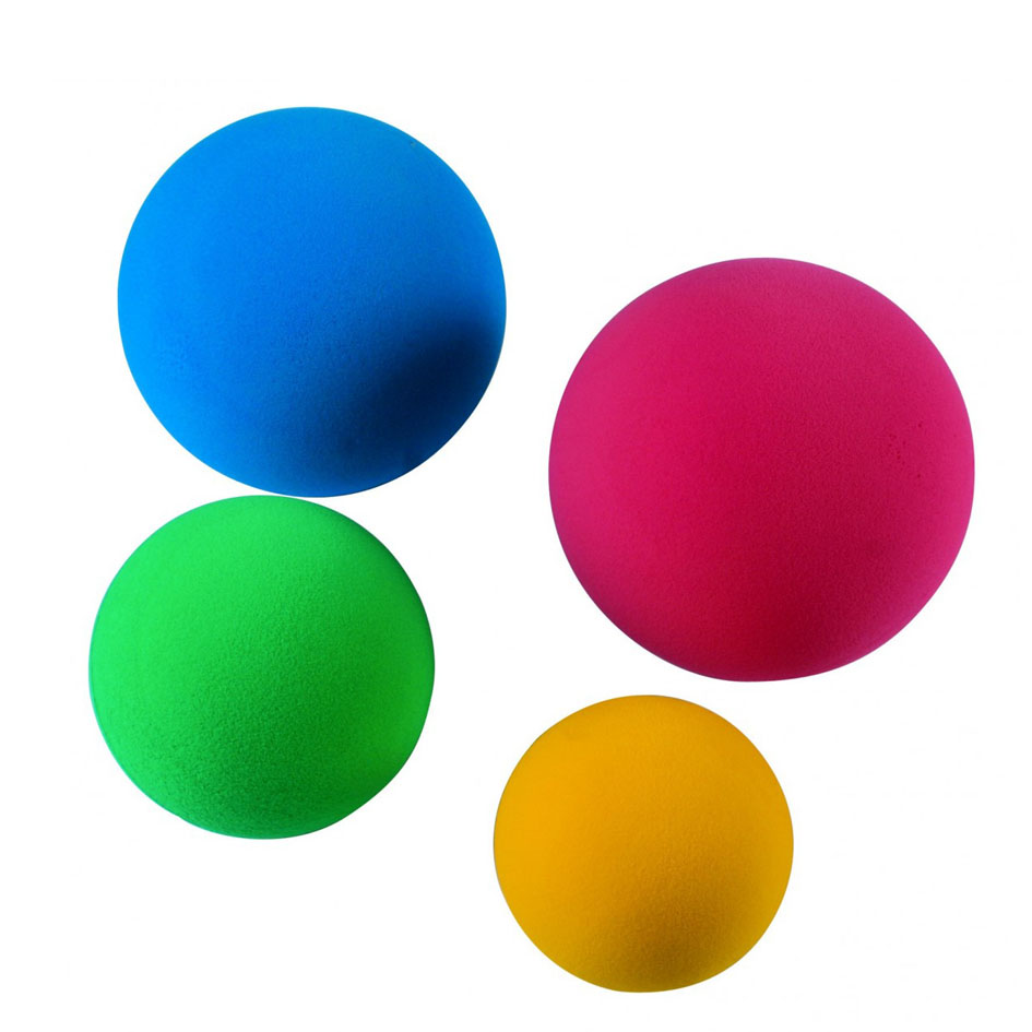 PELOTA ESPUMA COLORES MALLA GENERICO